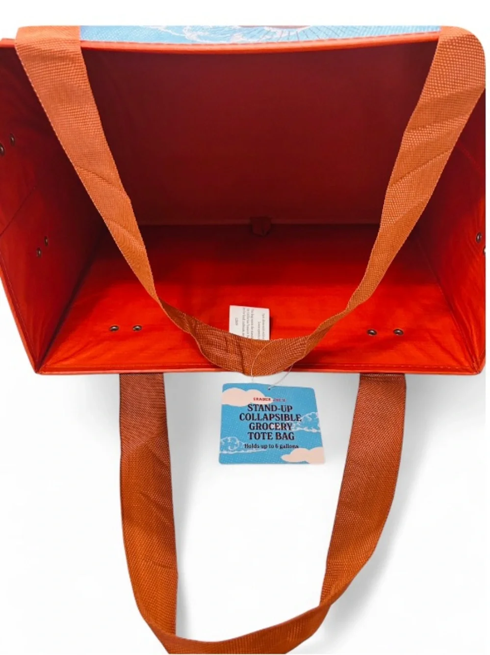 🧺 Trader Joe’s Stand Up Collapsible Caddy & Comfort Foods Tote NWT🛍️